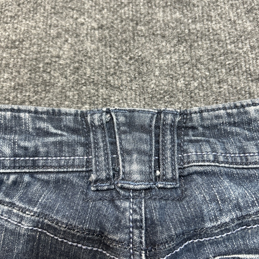 Vintage Y2K Low Rise Rewind Women's Blue Bootcut Jeans Stretch Denim Size 3 - Picture 8 of 11